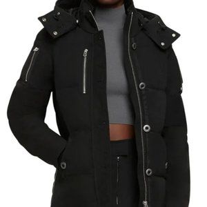 33   Moose Knuckles 3Q Down Jacket With Fur Parka Coat